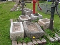 A Selection of Granite Stone Troughs