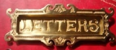 Brass Letter Plate