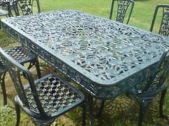 Cast Aluminium Garden Set