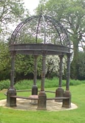 Ornate Gazabo in Cast Iron