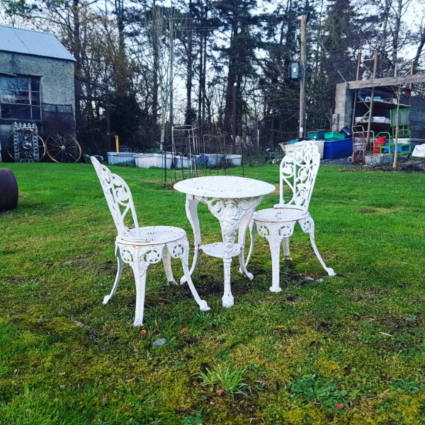 1. Cast Iron Table and Chairs | Kilkenny Architectural Salvage & Antiques