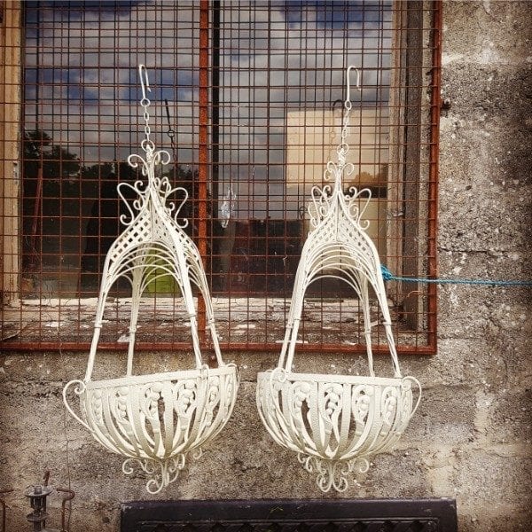 1. Ornate Hanging Basket Kilkenny Architectural Salvage & Antiques