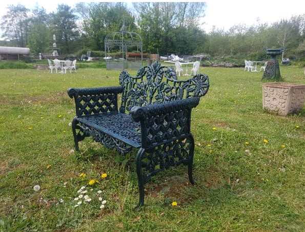 1 Bench Cast Iron Rams Head Kilkenny Architectural Salvage Antiques 1 Bench Cast Iron Rams Head, Old Cast Iron Garden Furniture