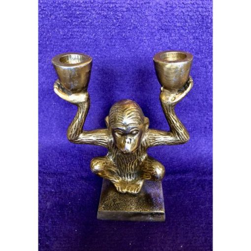 Brass Monkey Candle Holder Kilkenny Architectural Salvage & Antiques