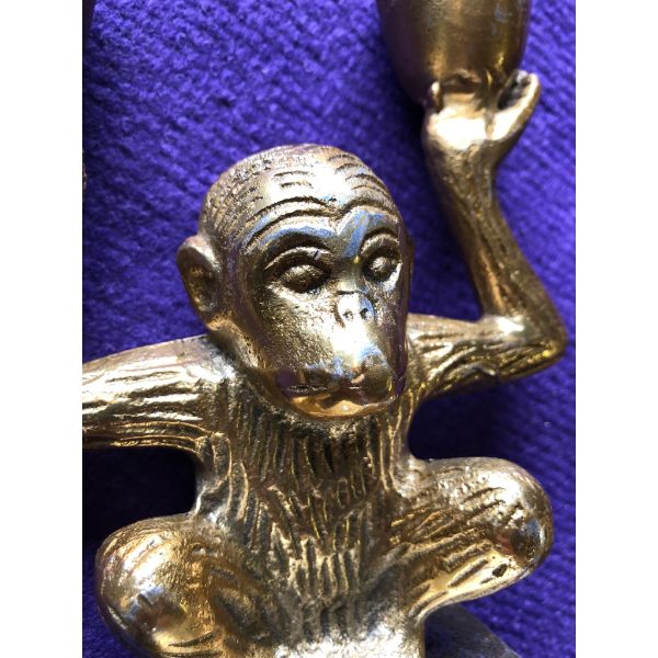 Brass Monkey Candle Holder Kilkenny Architectural Salvage & Antiques